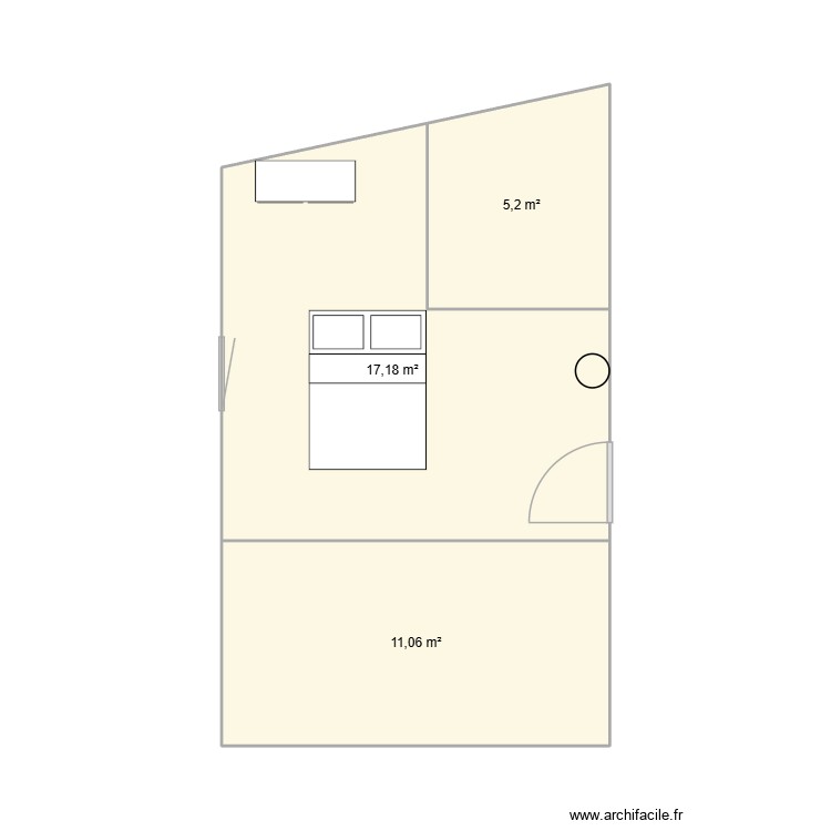 Studio plan niv2. Plan de 0 pièce et 0 m2