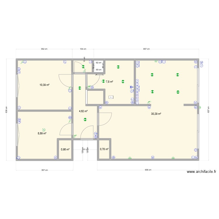 plan les eglantiers. Plan de 0 pièce et 0 m2
