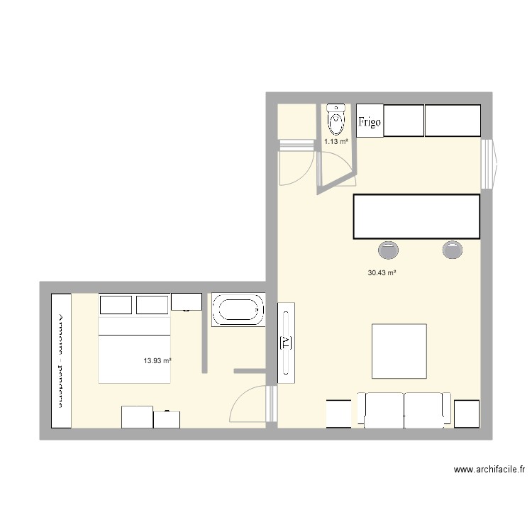 appartement P5. Plan de 0 pièce et 0 m2