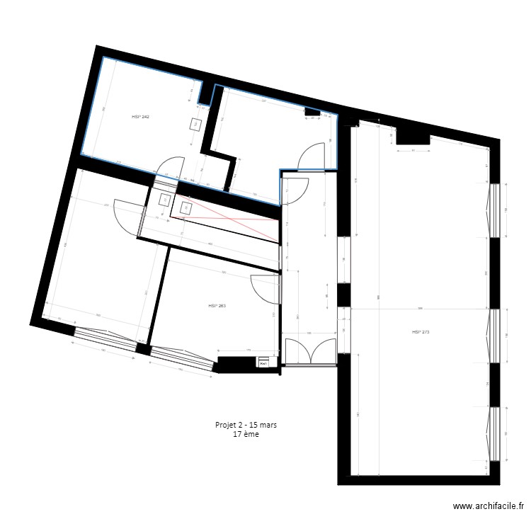 Projet 2 Constance de B. Plan de 0 pièce et 0 m2