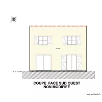 Coupe Face Sud Ouest Non Modifi&eacute;e