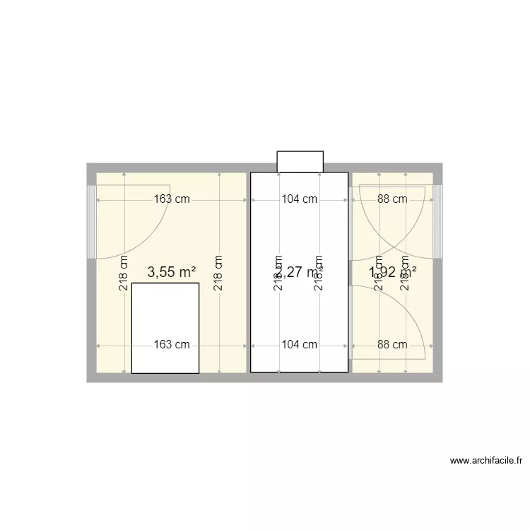 chalet chenoise. Plan de 