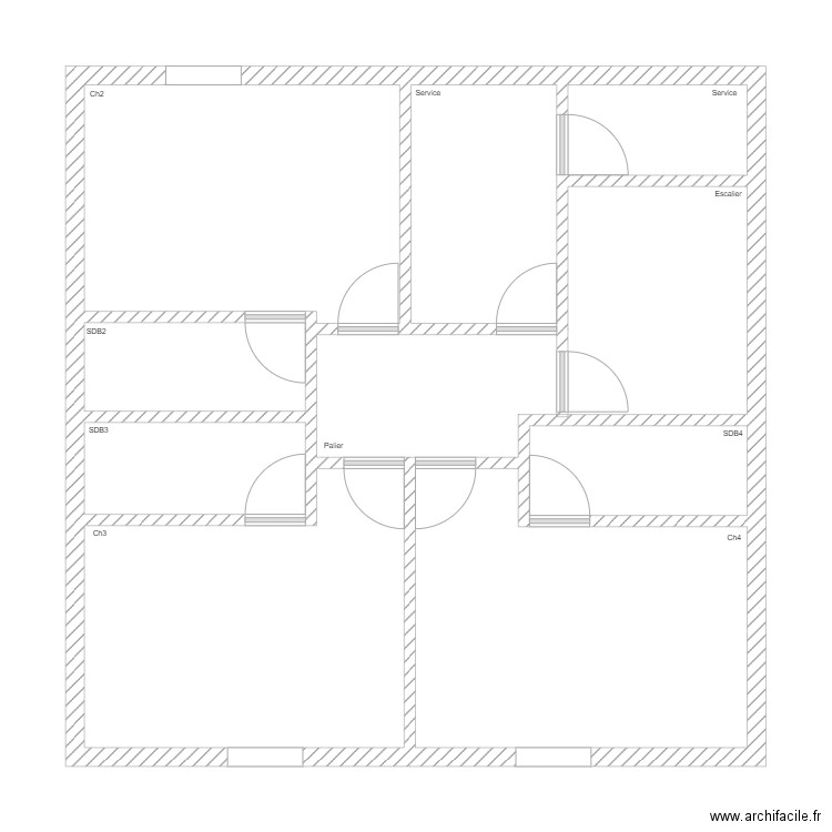 SAS WAGRAM R1 vide. Plan de 0 pièce et 0 m2