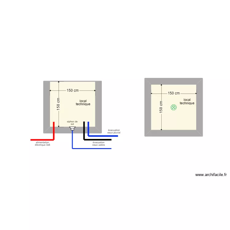 local. Plan de 