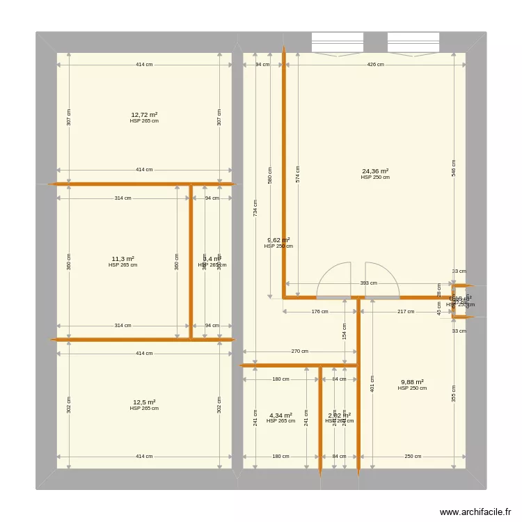 maison1. Plan de 
