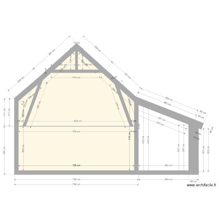 coupe le verger. Plan de 0 pièce et 0 m2