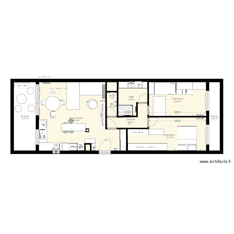 T3 Nogent sur Marne A3. Plan de 0 pièce et 0 m2