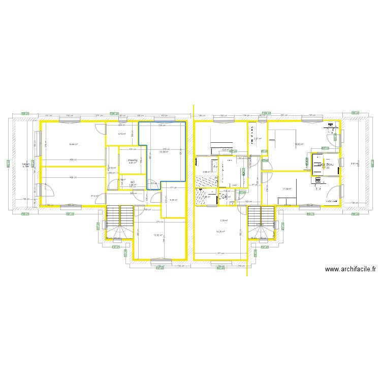 SAINT JULIEN étage . Plan de 0 pièce et 0 m2