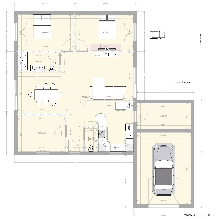 Projet 10. Plan de 0 pièce et 0 m2