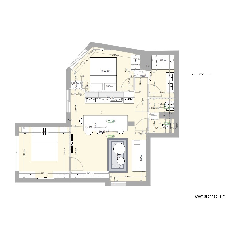 wilson 2. Plan de 0 pièce et 0 m2