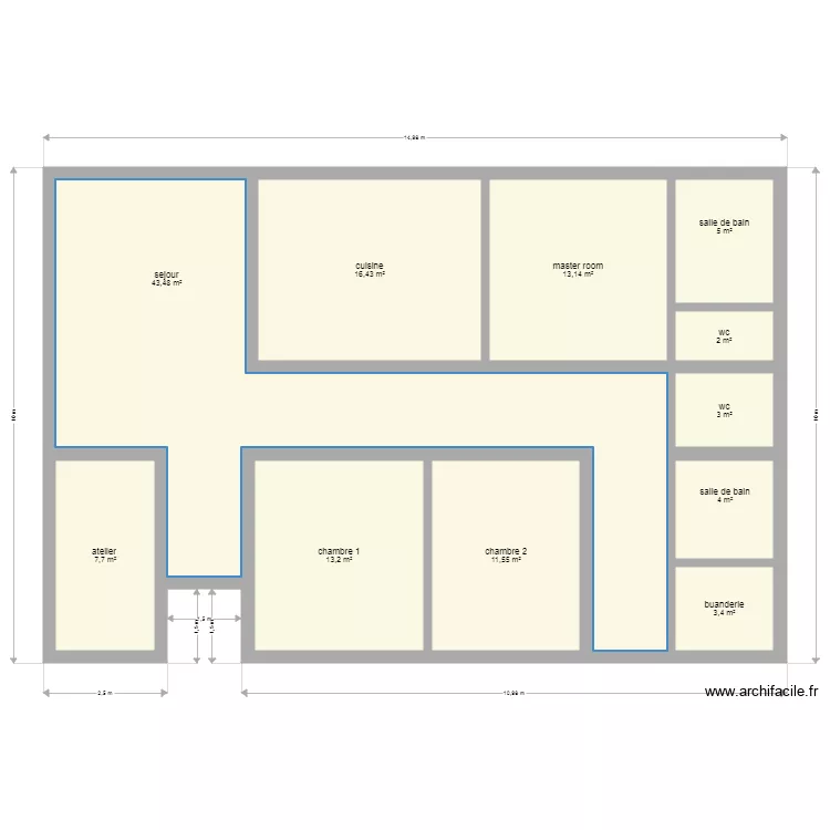 maison de campagne 150m. Plan de maison de campagne 150m. Plan de