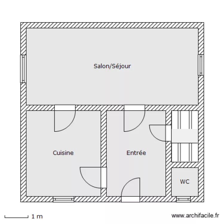 DESSAUGER RDC. Plan de 