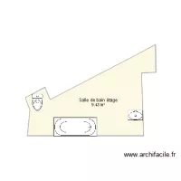 Salle de bain &eacute;tage RAY v1