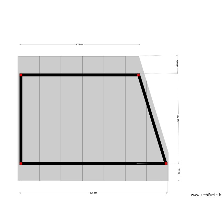abri Lauzy. Plan de 0 pièce et 0 m2