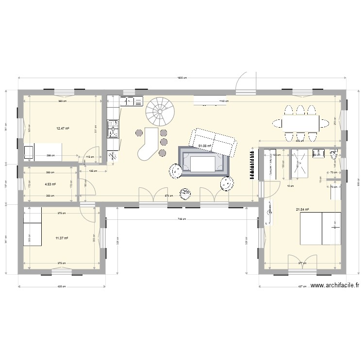 maison2. Plan de 0 pièce et 0 m2