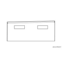 Plan de Fa&ccedil;ade arri&egrave;re avec ajout longueur