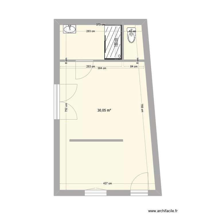 Bussi&egrave;re garage1. Plan de 