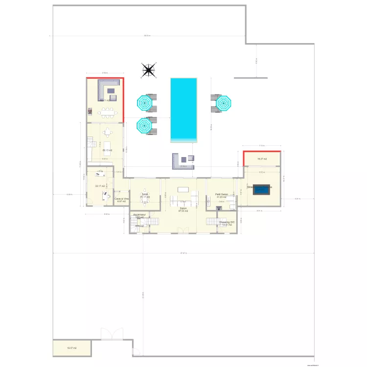 RDC v3 Meubles. Plan de 