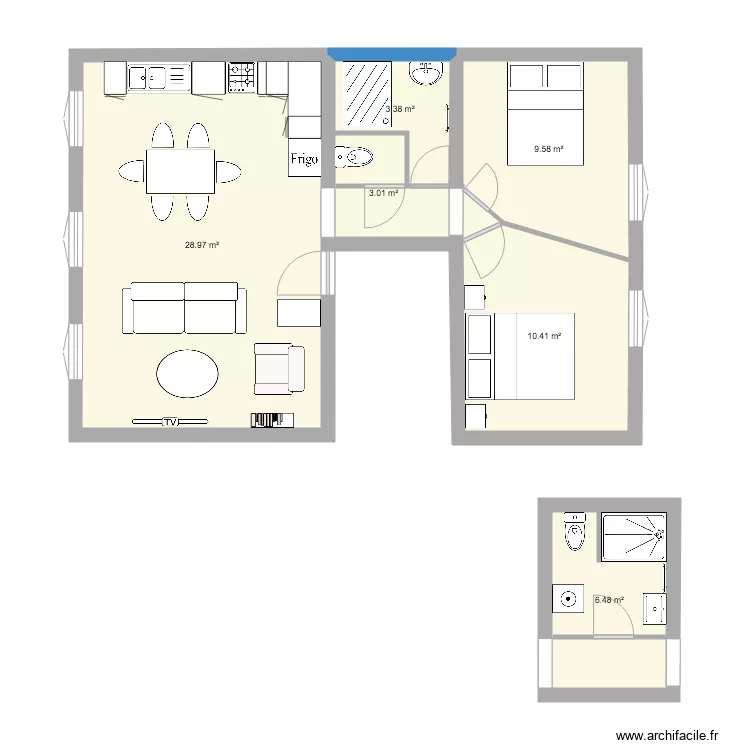 appart jc. Plan de appart jc. Plan de