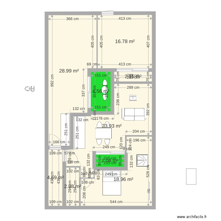 bonnac3 2 APPART. Plan de 0 pièce et 0 m2