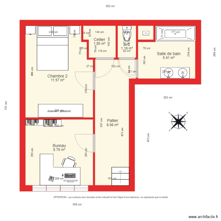 BI 2340 Mézzanine. Plan de 0 pièce et 0 m2