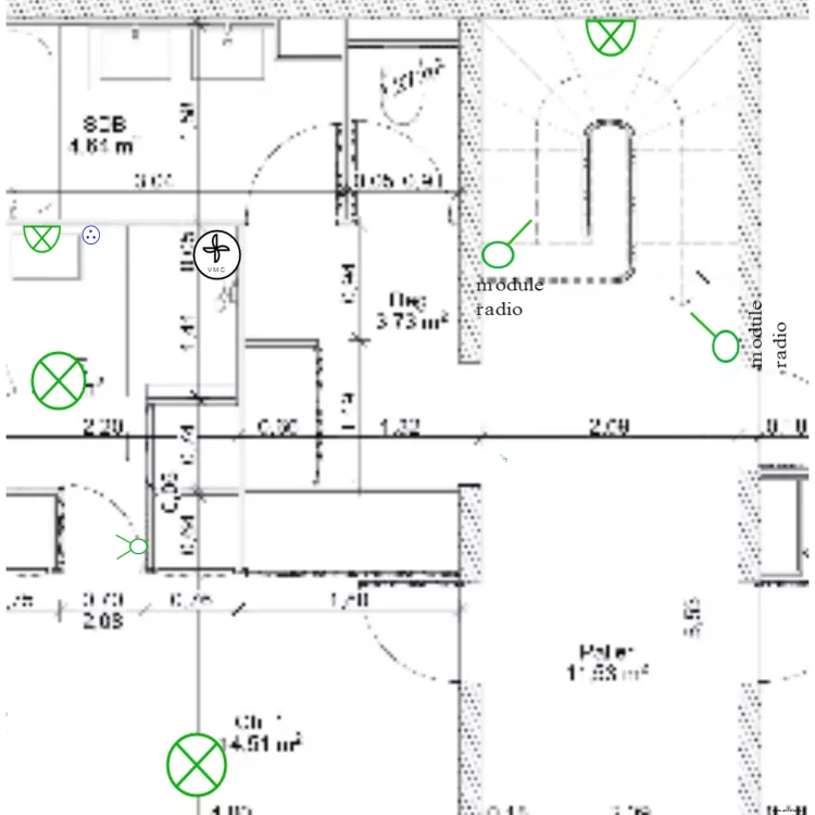 trvx elec etage prevost . Plan de trvx elec etage prevost . Plan de