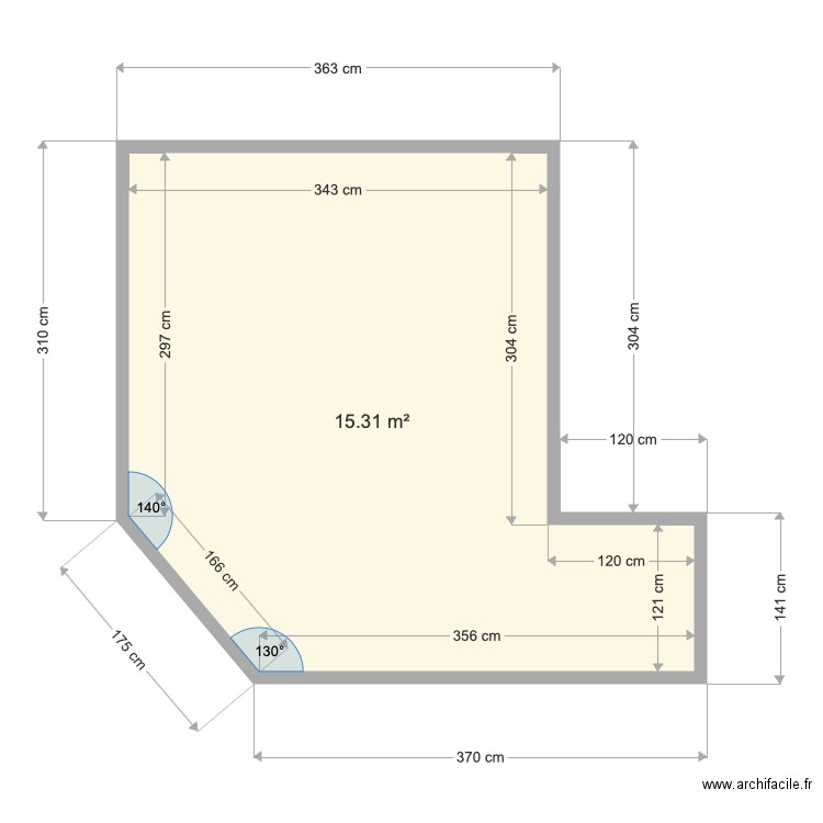 20210201 Projet DUPOND Existant. Plan de 0 pièce et 0 m2