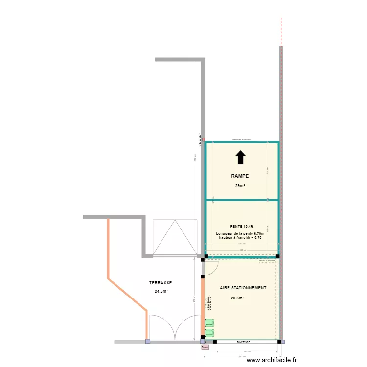 PERRIER PROJET3 REACTUALISE. Plan de 