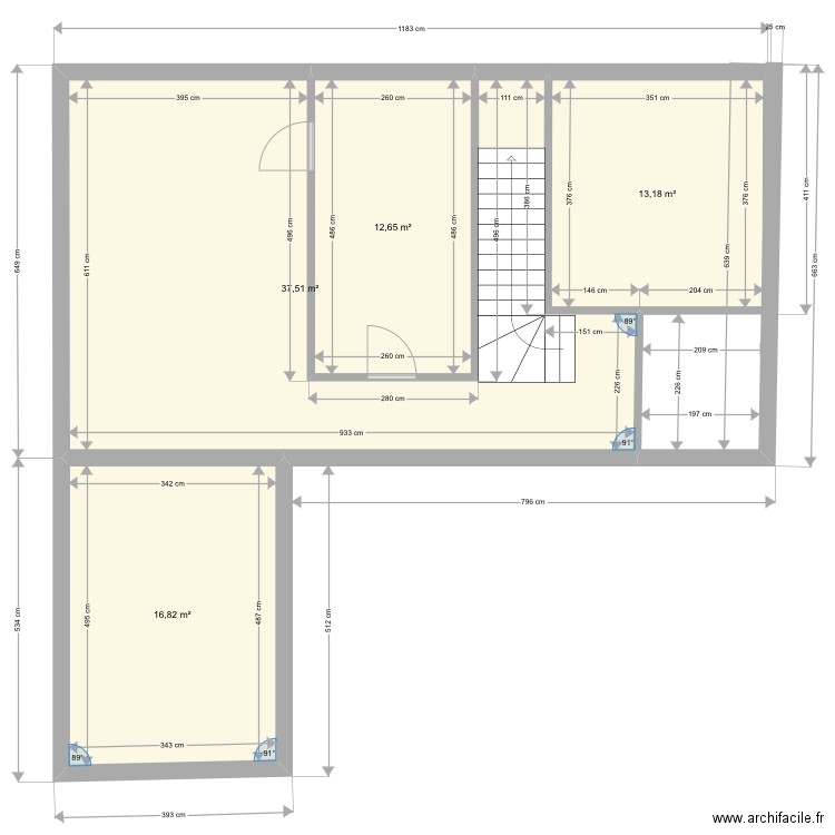 Depandense. Plan de 0 pièce et 0 m2