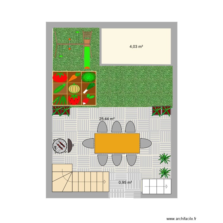 Jardin2. Plan de 0 pièce et 0 m2
