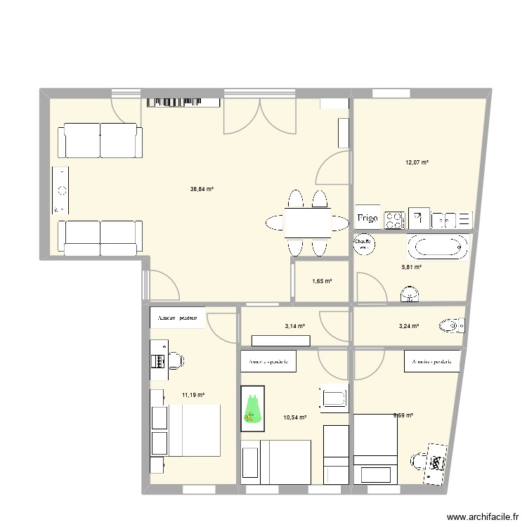 Jardin2. Plan de 0 pièce et 0 m2 Jardin2. Plan de 0 pièce et 0 m2