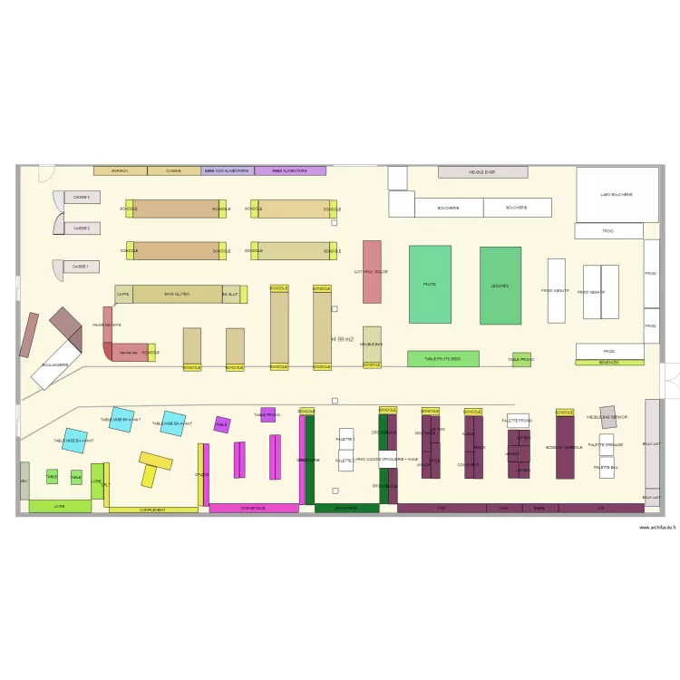 projet belfort plan 2d. Plan de 