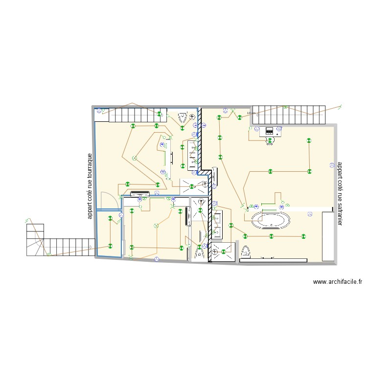 plan final plateau electricité. Plan de 0 pièce et 0 m2