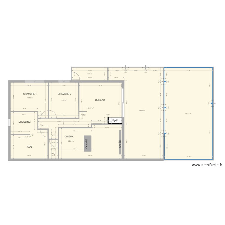 perso projet 2. Plan de 0 pièce et 0 m2