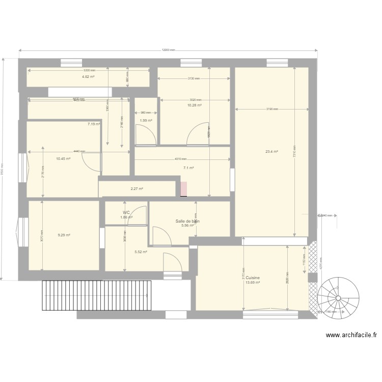 RDC Maison v8. Plan de 0 pièce et 0 m2