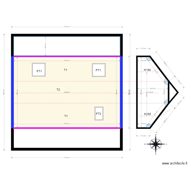 PLAN DUCOURNEY. Plan de 0 pièce et 0 m2