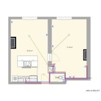 Plan appartement place de la monnaie V3
