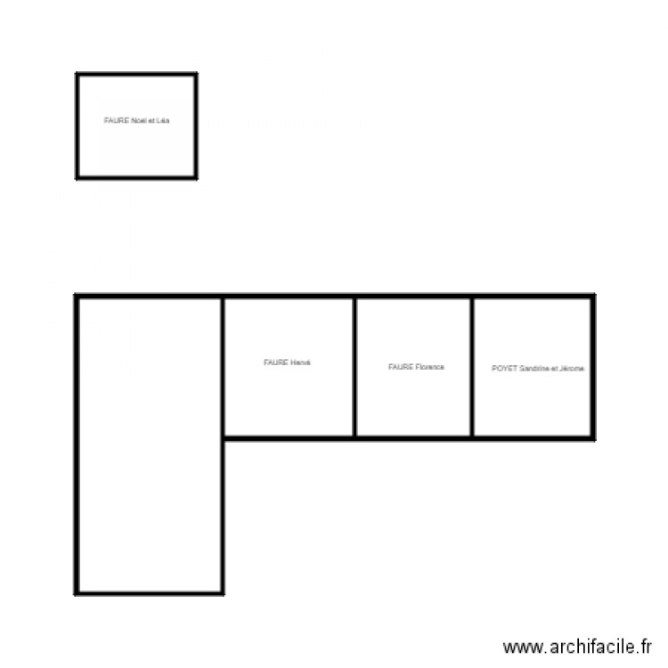 plan situation Famille FAURE Lérigneux. Plan de 0 pièce et 0 m2