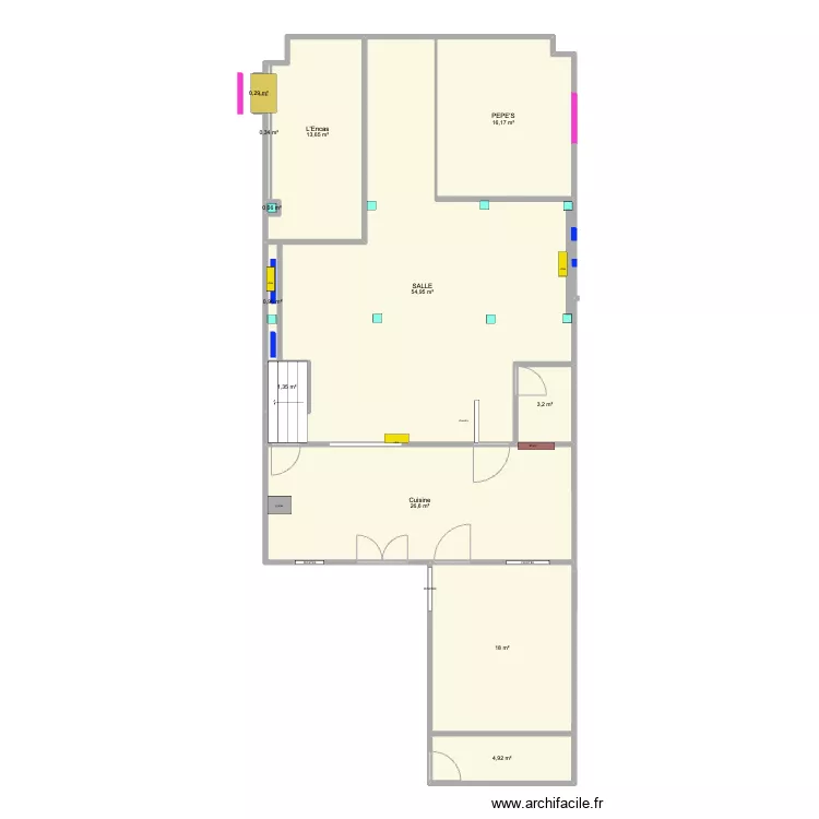 GALERIE Vide. Plan de GALERIE Vide. Plan de