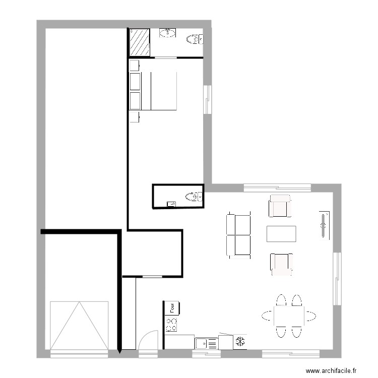 Maison. Plan de 0 pièce et 0 m2