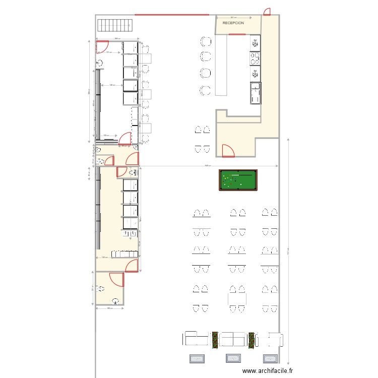 PLANTA BAJA PADEL 4º. Plan de 0 pièce et 0 m2