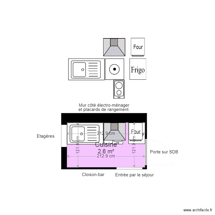 Cuisine 2019 12 20 . Plan de 0 pièce et 0 m2