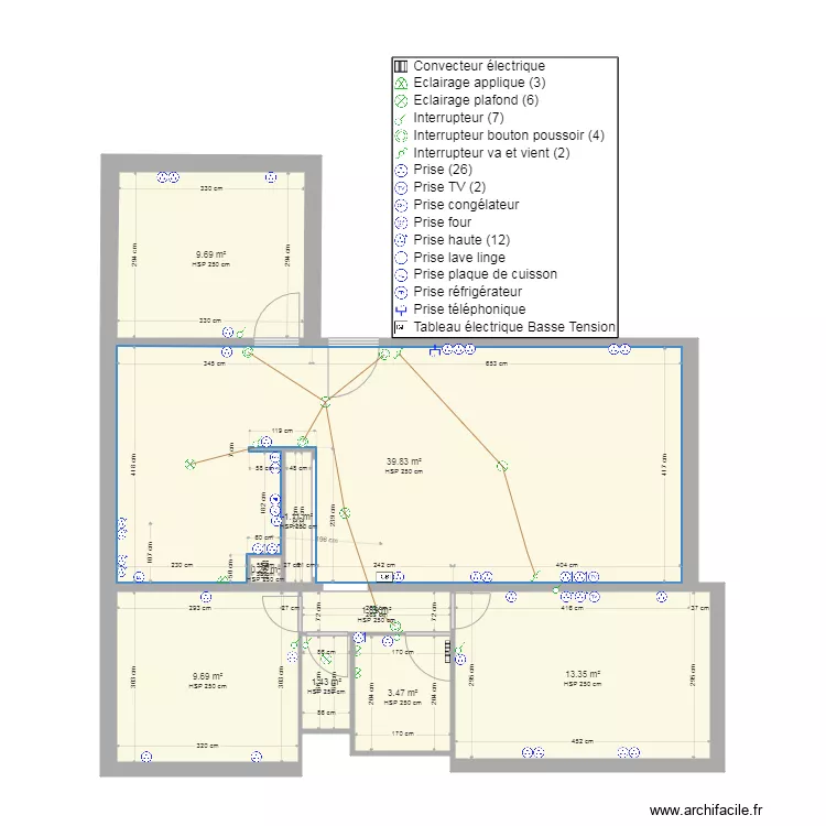 appartement sandrine1. Plan de 