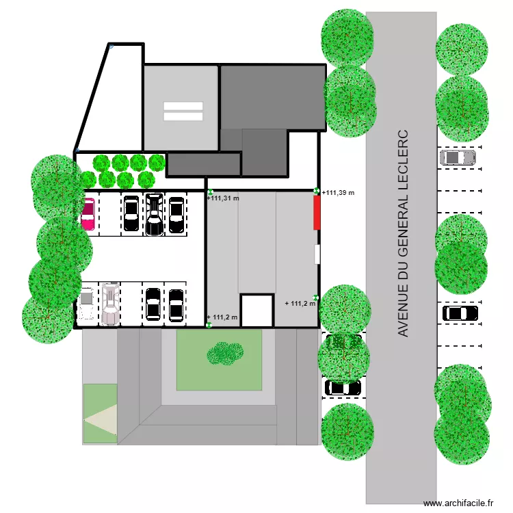 78 VIROFLAY 197 Leclerc Plan Masse V Espoir 12092022 sous loc. Plan de 78 VIROFLAY 197 Leclerc Plan Masse V Espoir 12092022 sous loc. Plan de