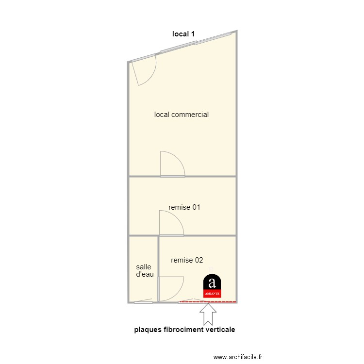 berthome am bat 1 1175. Plan de 0 pièce et 0 m2