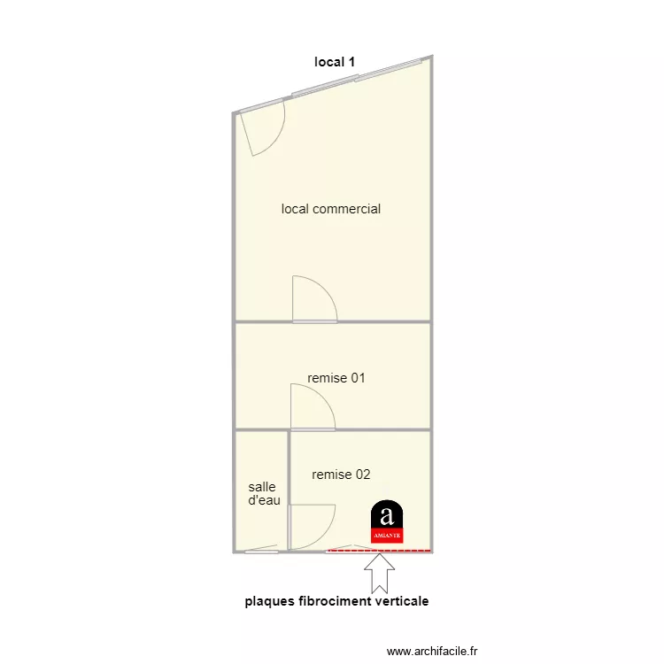 berthome am bat 1 1175. Plan de 