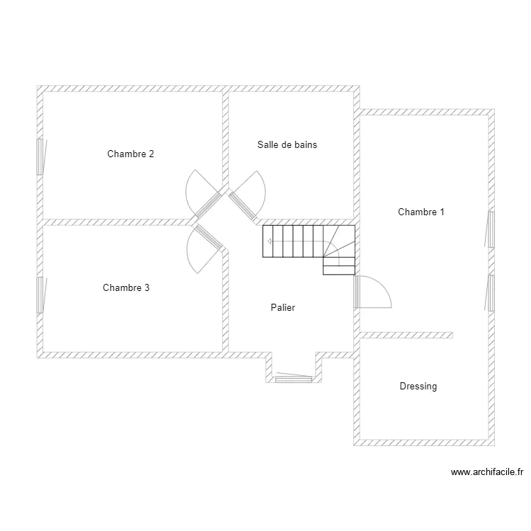 BERNARD  Etage. Plan de 