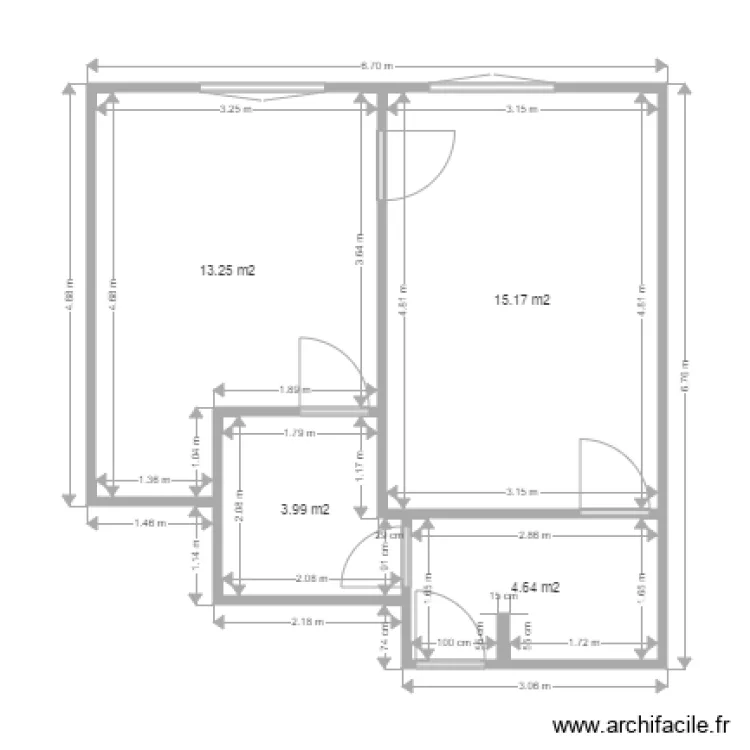 Rennes. Plan de 