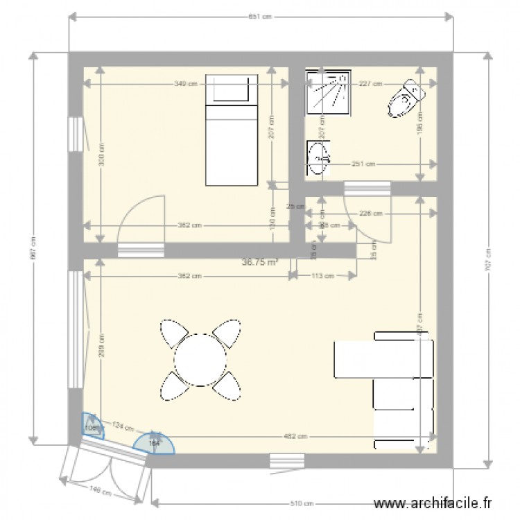 Champs élysées 21  appartement. Plan de 0 pièce et 0 m2