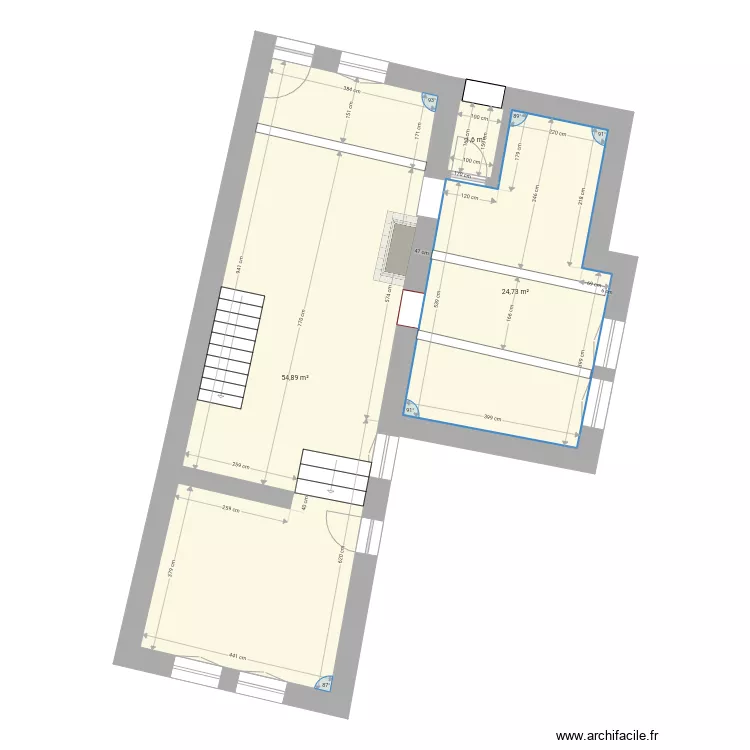 Rez etage. Plan de 